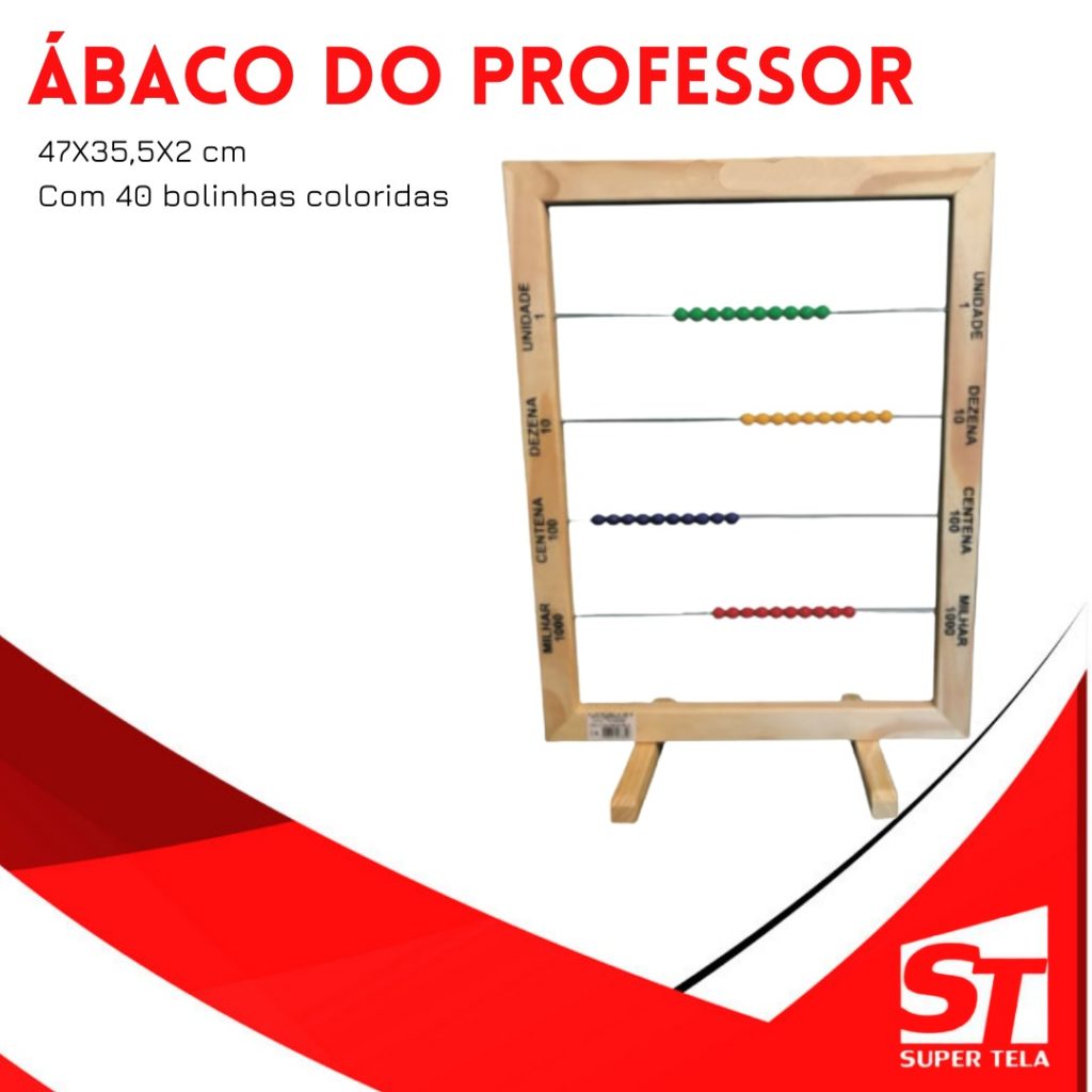 Ábaco do Professor em Madeira